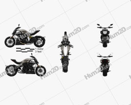 Ducati Diavel 1260 2019 Motorcycle clipart