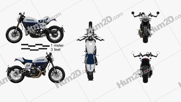 Ducati Cafe Racer 2019 Motorcycle clipart