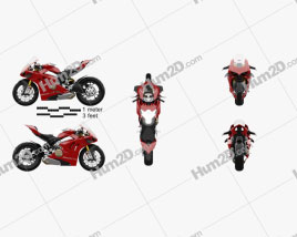 Ducati Panigale V4R 2019 Moto clipart