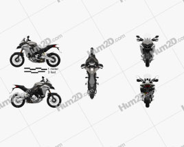 Ducati Multistrada 1260 Enduro 2019 Motorcycle clipart