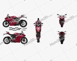 Ducati Panigale V2 2021 Motorcycle clipart