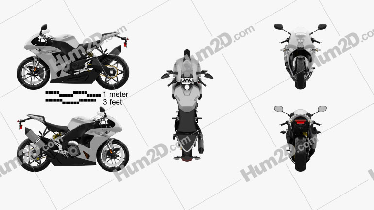 EBR 1190RX 2014 Motorcycle clipart