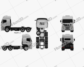 Eicher Pro 8049 Heavy Duty Caminhão trator 2014 clipart