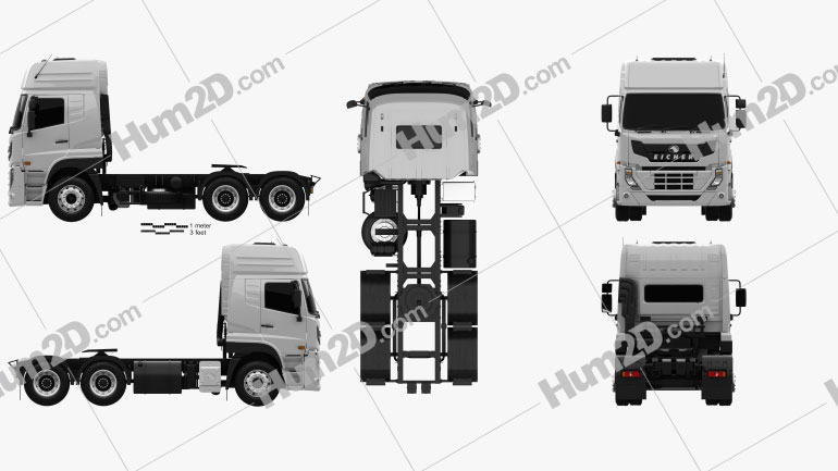 Eicher Pro 8049 Heavy Duty Tractor Truck 2014 clipart