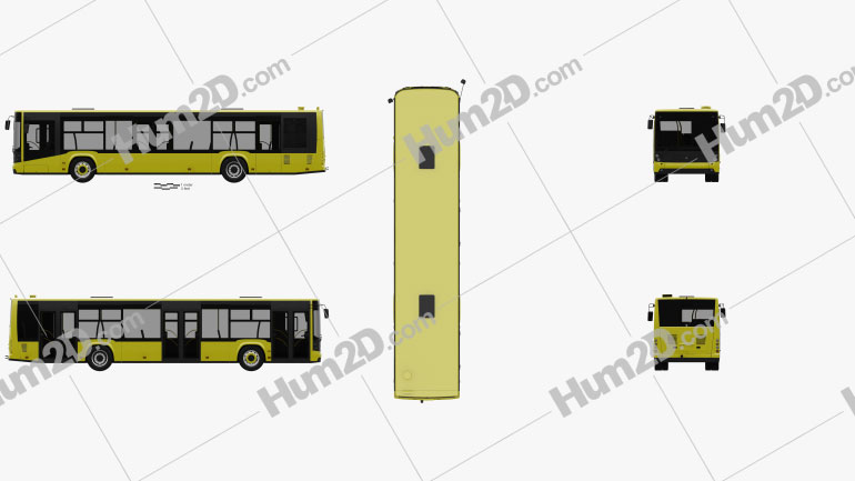 Electron A185 Bus 2014 clipart