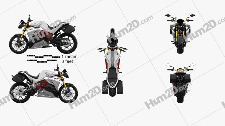 Energica Eva 2019 Motorcycle clipart