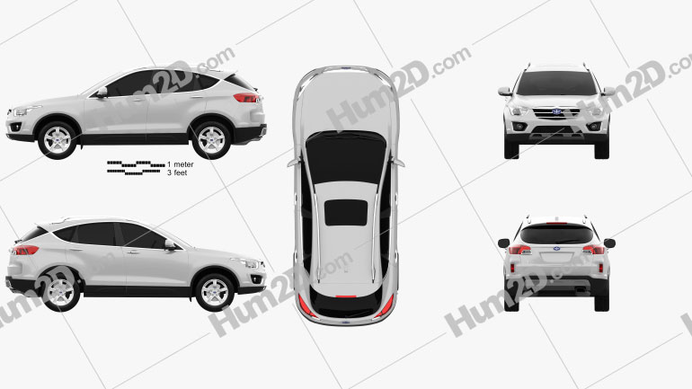 FAW Besturn X80 SUV PNG Clipart