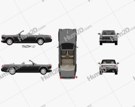 FAW Hongqi L5 Kabriolett 2015 car clipart