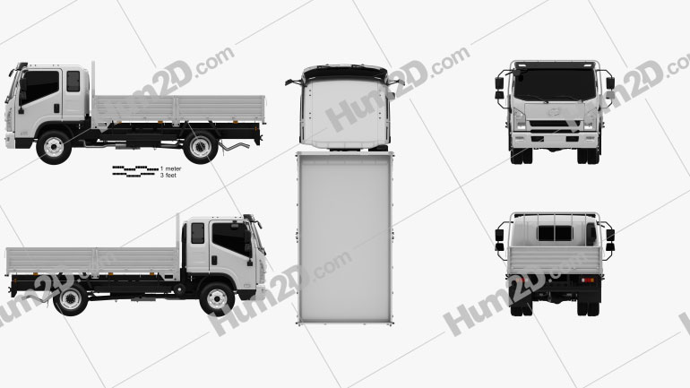 FAW Tiger Pritschenwagen 2015 clipart