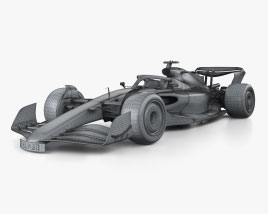 FIA F1 Car 2024 car clipart