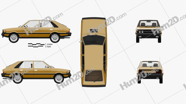 FSO Polonez with HQ interior 1978 PNG Clipart