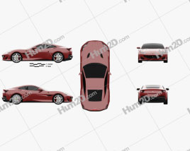 Ferrari Portofino 2018 car clipart