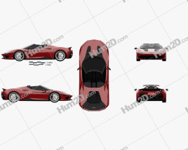 Ferrari J50 2016 car clipart