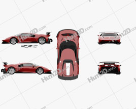 Ferrari P80 C 2019 car clipart