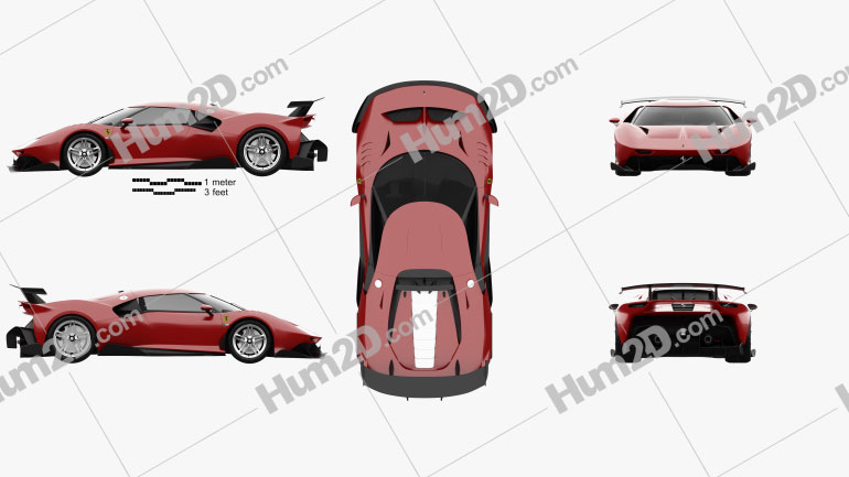 Ferrari P80 C 19 Clipart And Blueprint Download Vehicles Clip Art Images In Png Psd