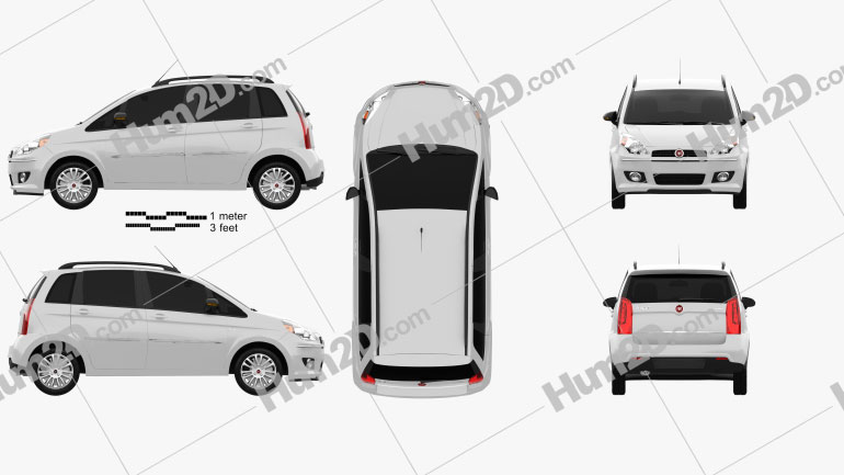 Fiat Idea 2012 PNG Clipart