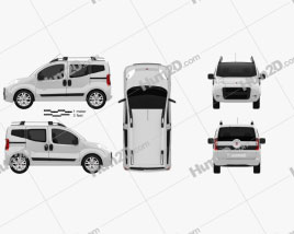 Fiat Fiorino Qubo 2011 clipart