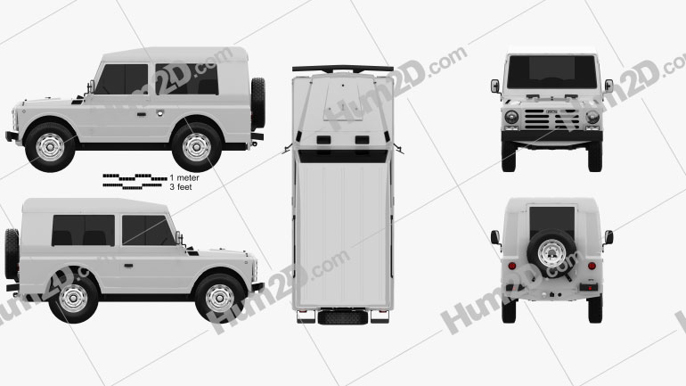 Fiat Campagnola Station Wagon 1987 PNG Clipart