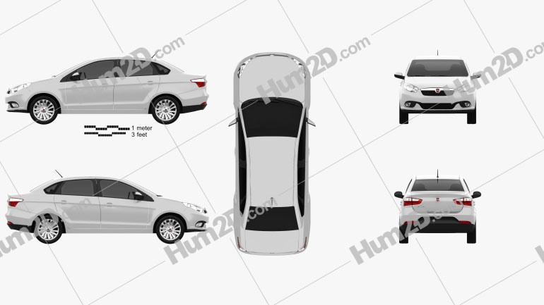 Fiat Siena 2012 PNG Clipart