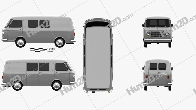 Fiat 238 1968 clipart