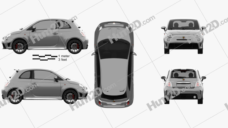 Fiat 500 Abarth 695 Biposto 2014 PNG Clipart