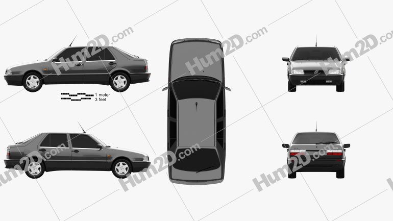 Fiat Croma (154) 1993 PNG Clipart