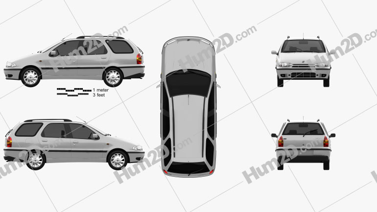 Fiat Palio Weekend 1997 PNG Clipart