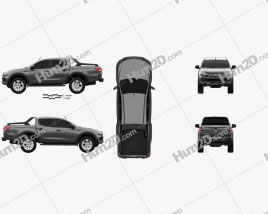 Fiat Fullback Concept 2016 car clipart