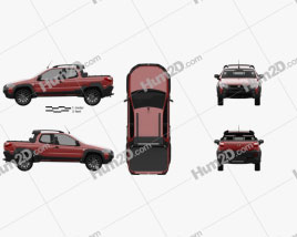 Fiat Strada Adventure CD Extreme 2015 car clipart