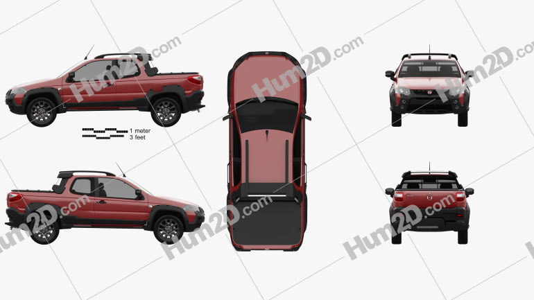 Fiat Strada Adventure CD Extreme 2015 car clipart