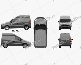 Fiat Doblo Cargo L1H2 2015 clipart