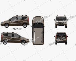 Fiat Doblo Trekking 2015 clipart