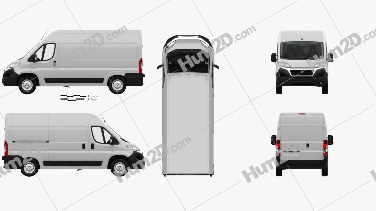 Ringlet When pepper Fiat Ducato Panel Van L2H2 with HQ interior 2014 Clipart and Blueprint in  PNG - Download Vehicles Clip Art Images