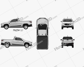 Fiat Strada CS Freedom 2020 car clipart