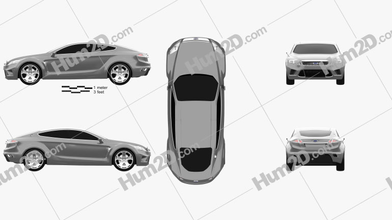 Ford Iosis Concept 2005 Blueprint