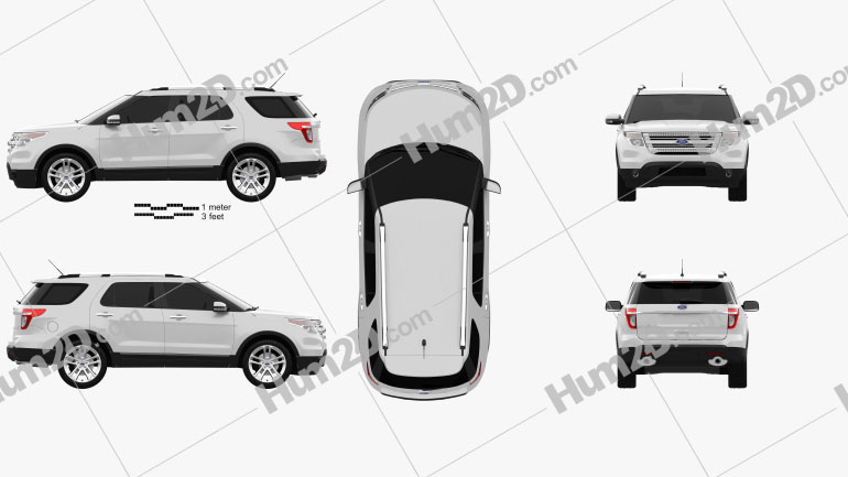 Ford Explorer 2011 PNG Clipart