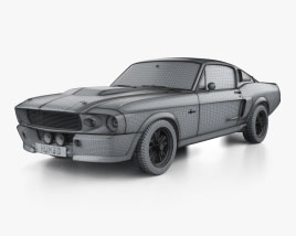 Ford Mustang Shelby GT500 Eleanor 1970 car clipart
