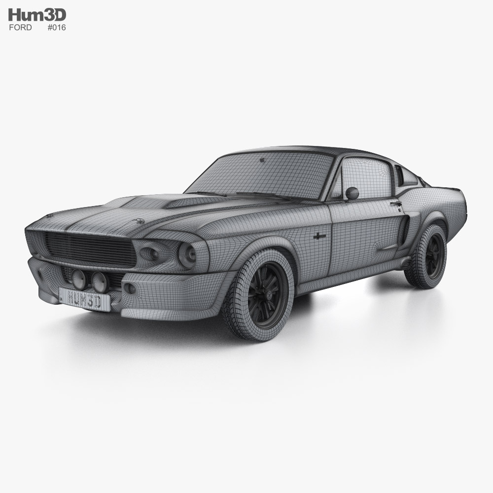 Ford Mustang Shelby GT500 Eleanor 1970 car clipart