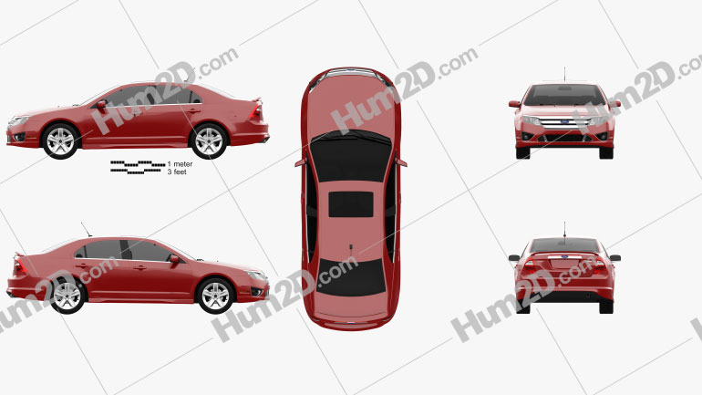 Ford Fusion Sport 2010 PNG Clipart