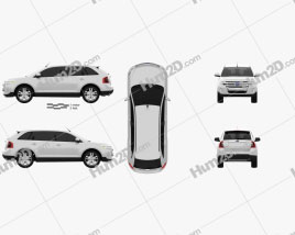 Ford Edge 2012 car clipart