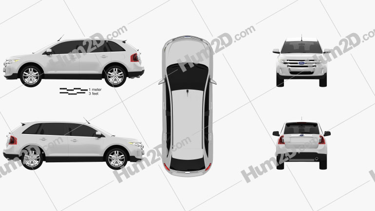 Ford Edge 2012 car clipart