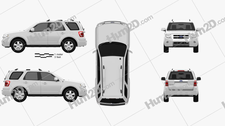 Ford Escape 2012 PNG Clipart