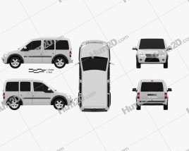 Ford Tourneo Connect LWB 2012 clipart