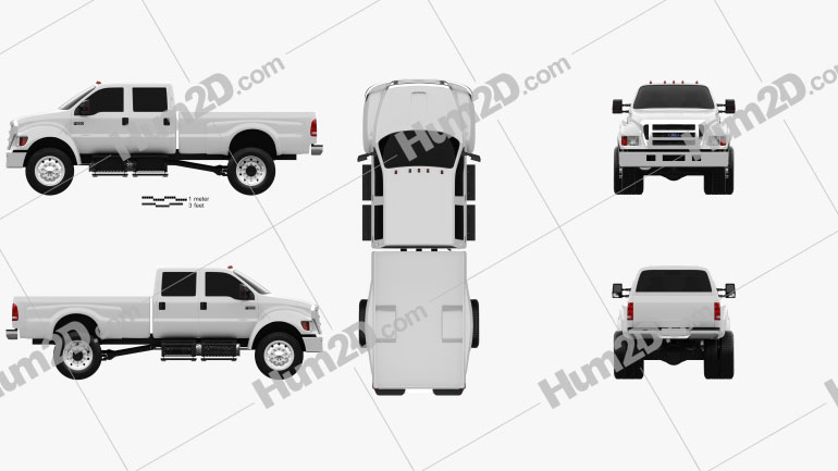 Ford F-650 pickup 2012 PNG Clipart
