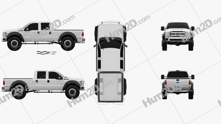 Ford F-554 Extreme Crew Cab pickup 2012 PNG Clipart