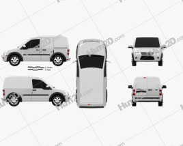 Ford Transit Connect SWB 2012 clipart