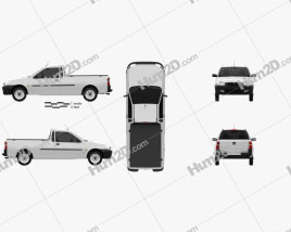Ford Courier 2011 car clipart