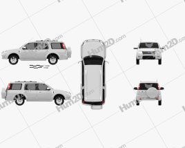Ford Everest 2012 car clipart