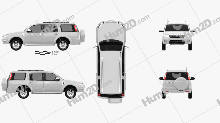 Ford Everest 2012 PNG Clipart