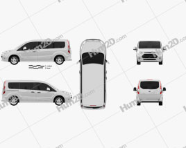 Ford Tourneo Connect 2014 clipart